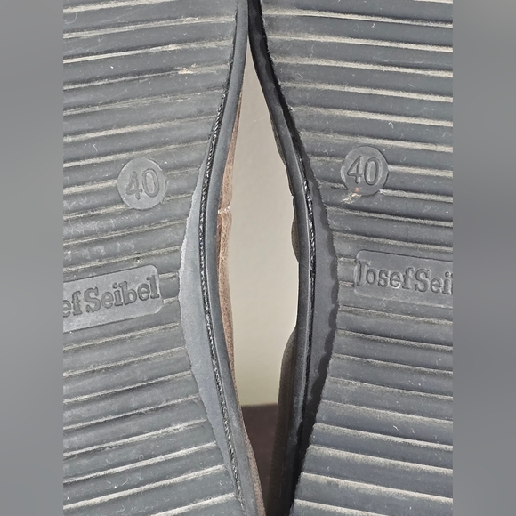 Josephine Siebel Pippa Taupe Nubuck Ballet Flat Women's Size 9.5 - Picture 12 of 12